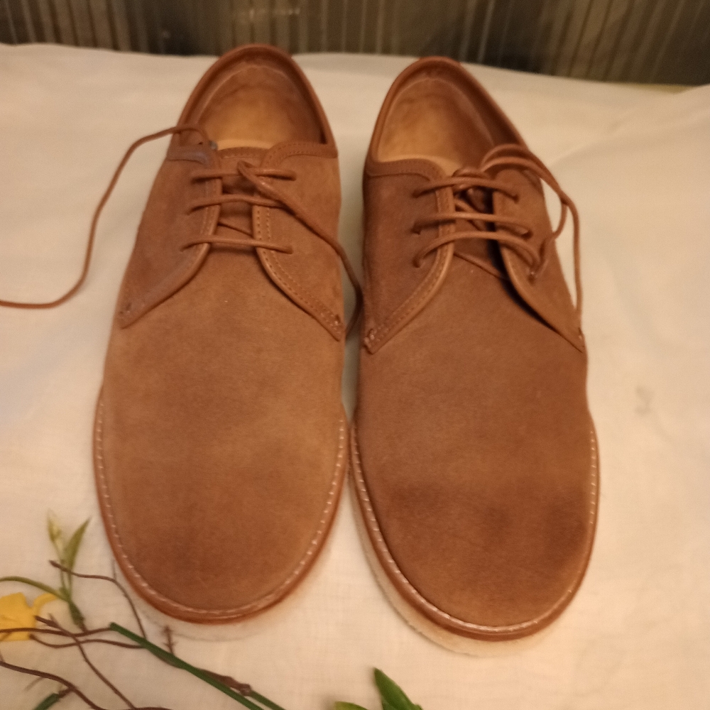 Hudson London Andover Suede Lace Up Shoes Size 8 US